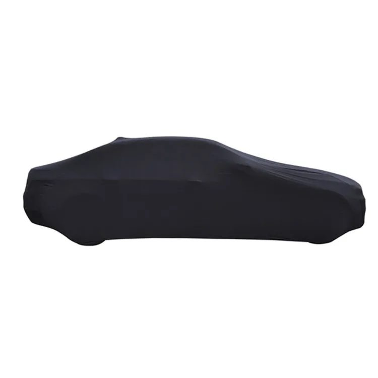 
Высокая эластичность рекламная выставка мягкий бархат эластичный спандекс атласный логотип индивидуальный Крытый автомобильный чехол 