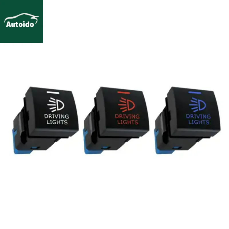 Waterproof OEM Style New Square 22x22mm ON-OFF 12V DC 3A Car LED Light Bar Dash Push Button Switch