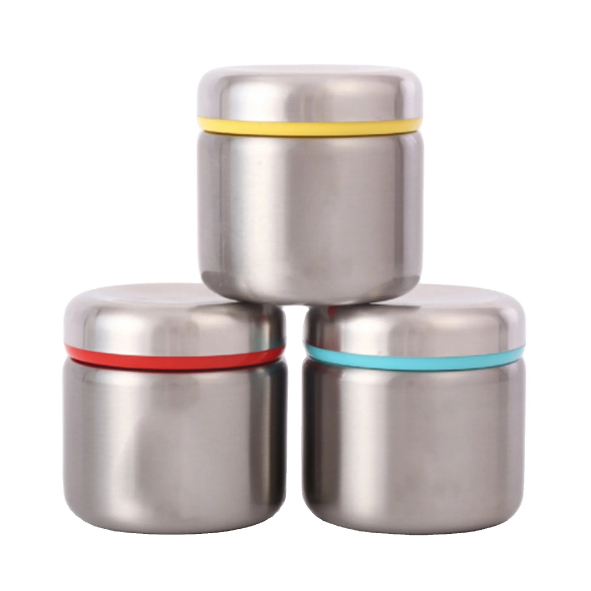 Thermos Vacuum Insulated Food Jar Double Wall Stainless Steel Wholesale Hot Sale 10oz Food Container Customized Logo Round