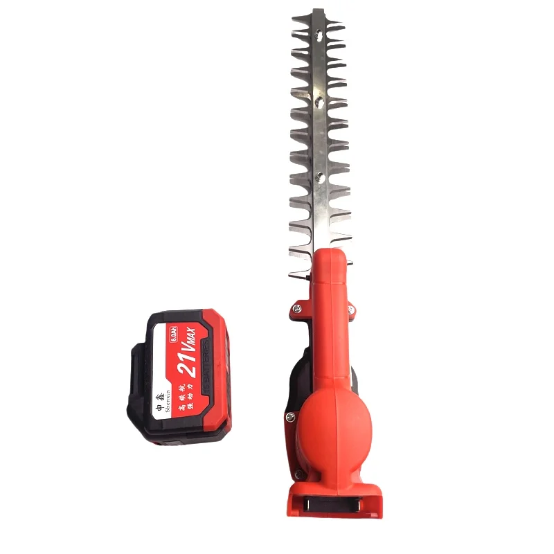 SENGXIN 21v Professional Cutter Tools Cordless Lithium Battery Power Hedge Trimmer Tree Trimming machine with  6.0A Battery