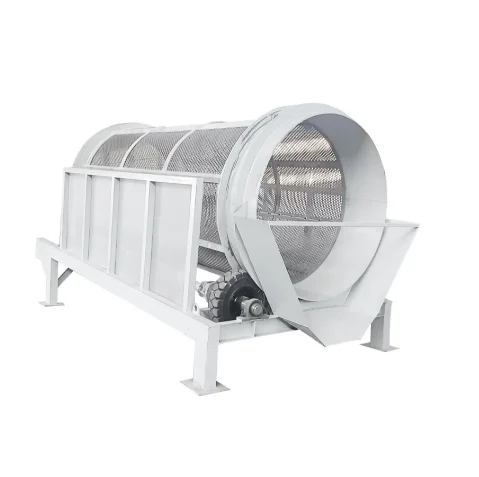 Shaftless drum screen for garbage sorting and screening drum screen