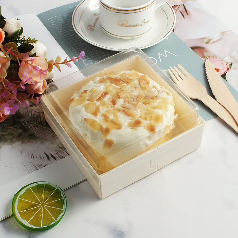 Custom wood window sandwich tray West Point Baking Cake Box