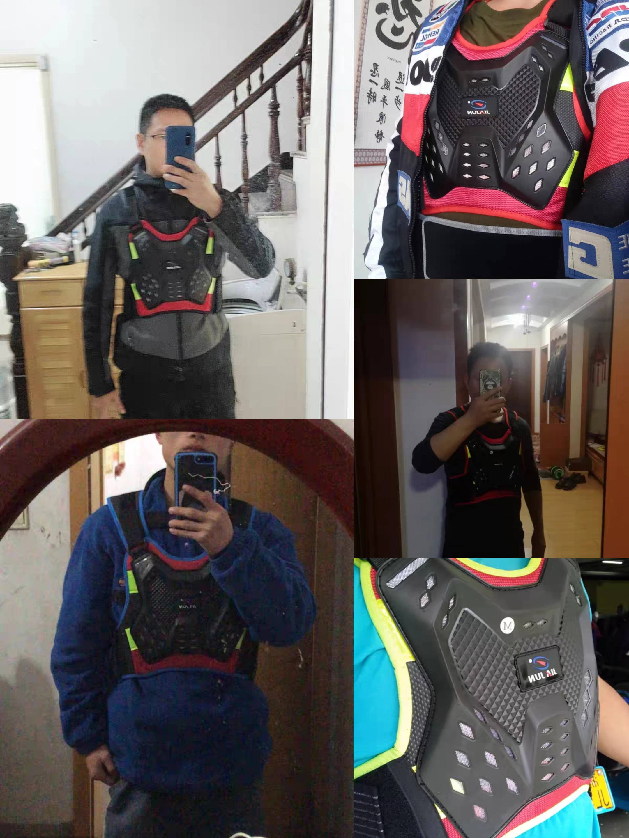 Skating Cycling Riding Sports Protective Gear Kid Motorcycle Suit Lightweight Armor Chest Pads Body Guard