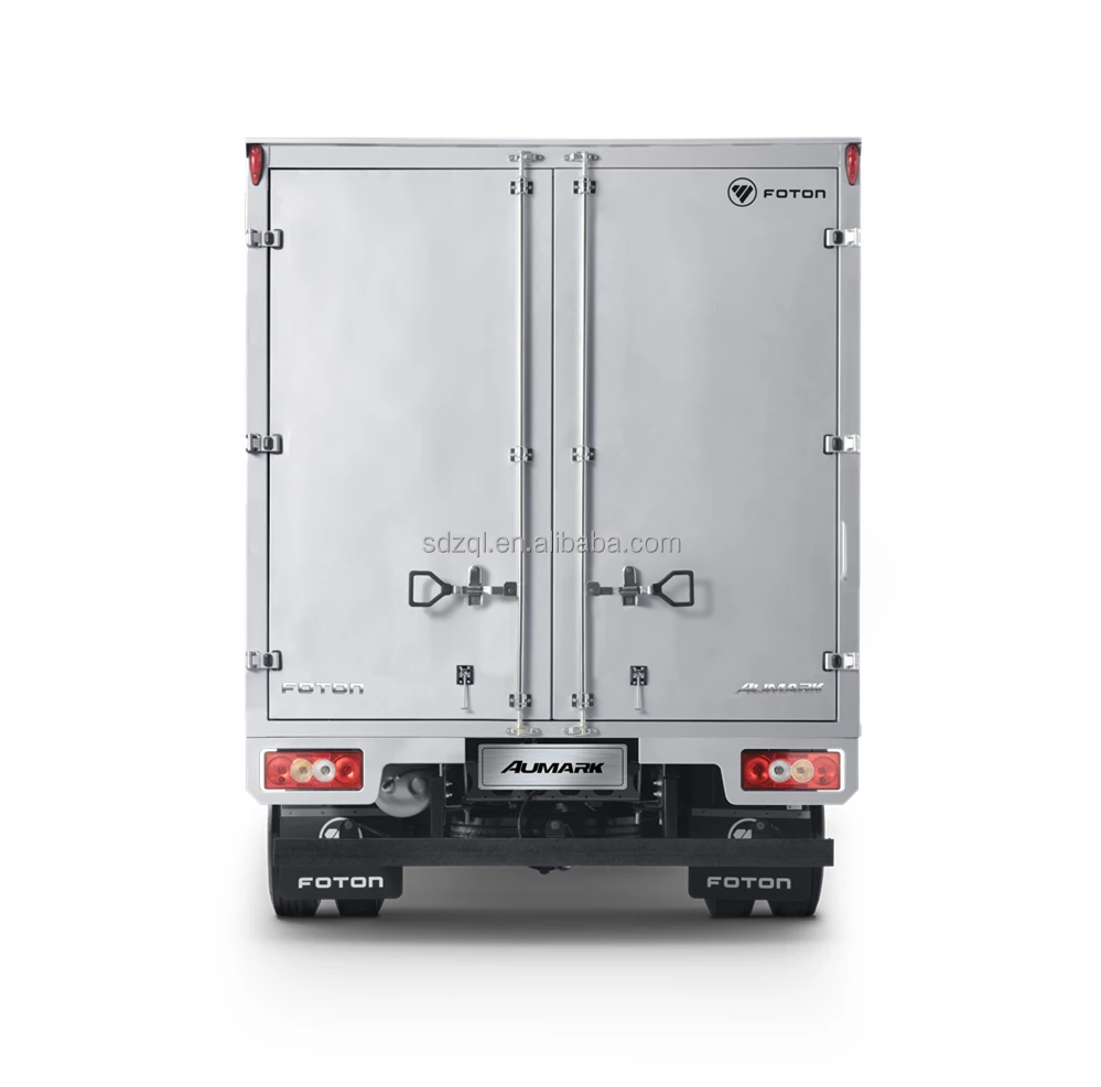 China Foton Aumark S Models 7-8 Tons Load Capacity Flat Bed Low Fence Box 4x2 Lorry Truck Prices For Sale