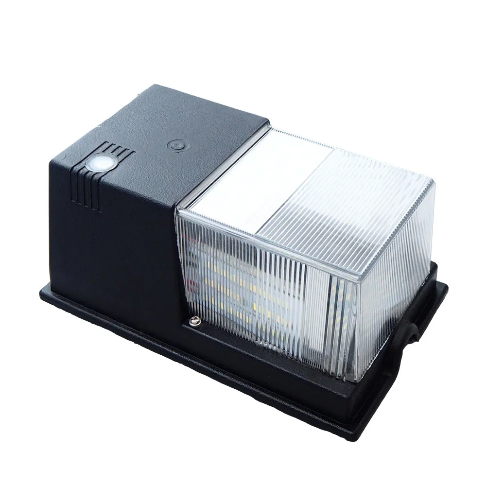 ETL Certified 30W 35W Mini LED Wall Pack Light with Aluminum Base and Polycarbonate Diffuser