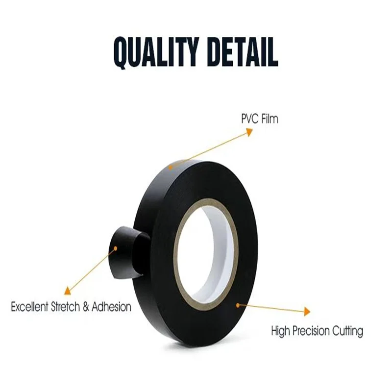 Resistant Electrical Insulating Vinyl PVC Rubber Insulation Tape High Quality Fire Retardant PVC
