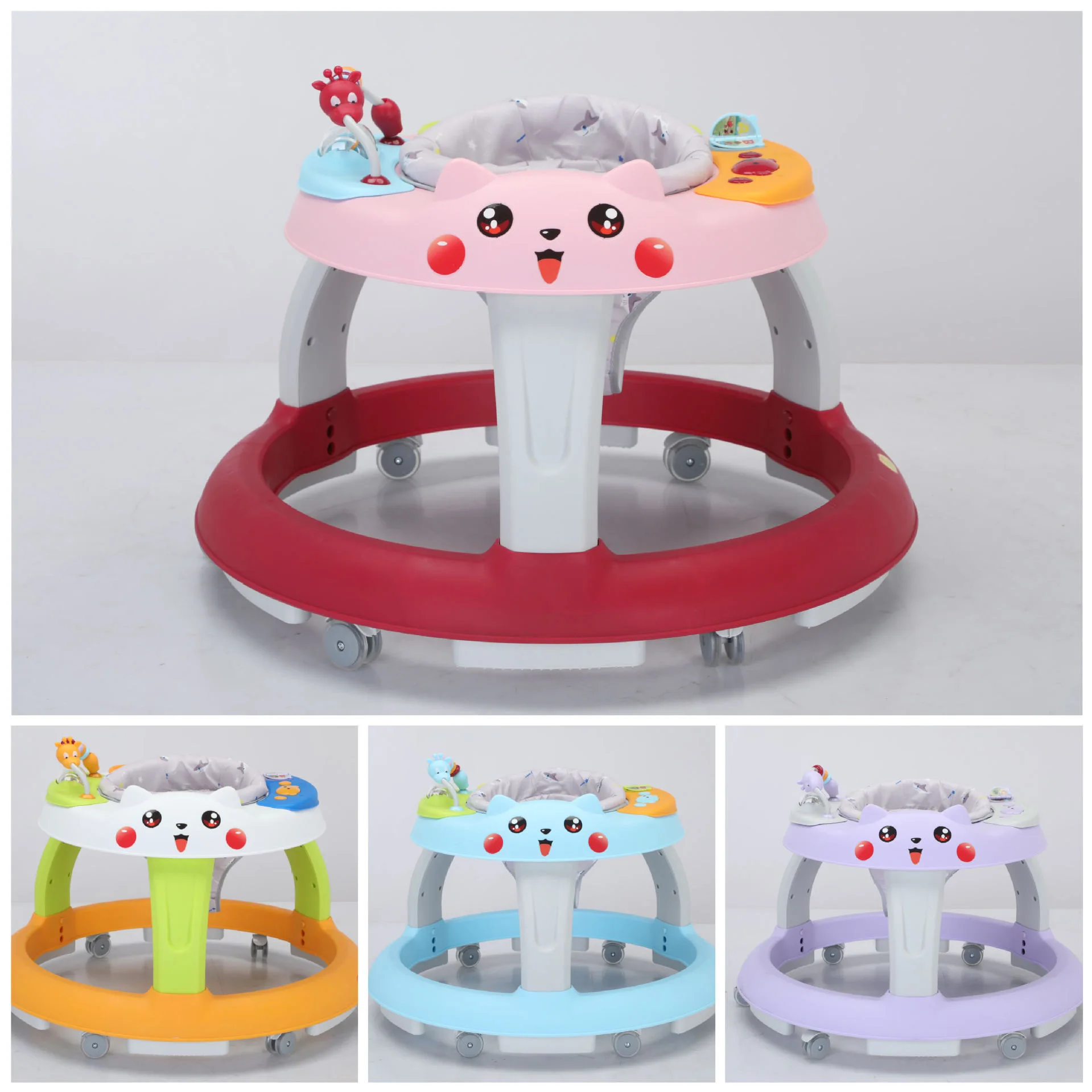 New baby walker anti-O-leg multi-functional anti-rollover baby walker for men and women
