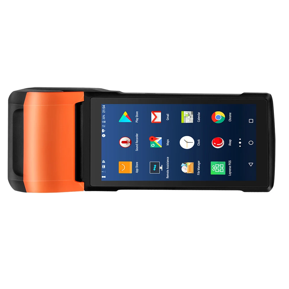 POS Systems Android POS Terminal with 4G LTE WIFI Blue-tooth 2D 1D Barcode Scanner Printer and Camera