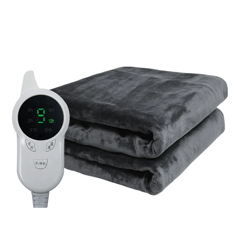 Sherpa Fleece 220v Heating Blanket Electric Blanket Warmer With Ce Ukca Approval
