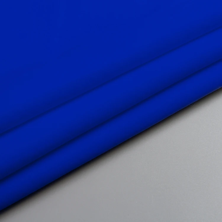 Anti Pill 105gsm 100% polyester composition royal blue peach skin fabric price