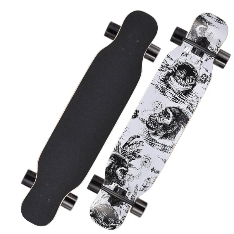 Keepeak Northeast Maple Complete Skateboard Longboard For Teenagers
