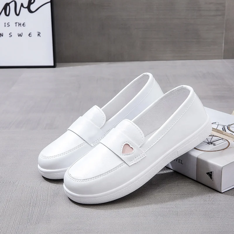 Hospital Work Good Quality Wholesale Woman White Shoes For Nurse