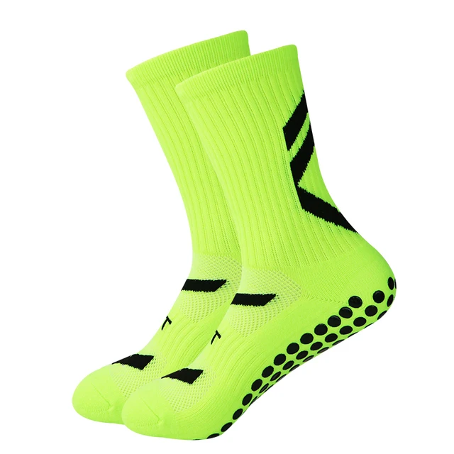 Wholesale Nylon Terry Anti Slip Soccer Football Sport Grip Socks For Men