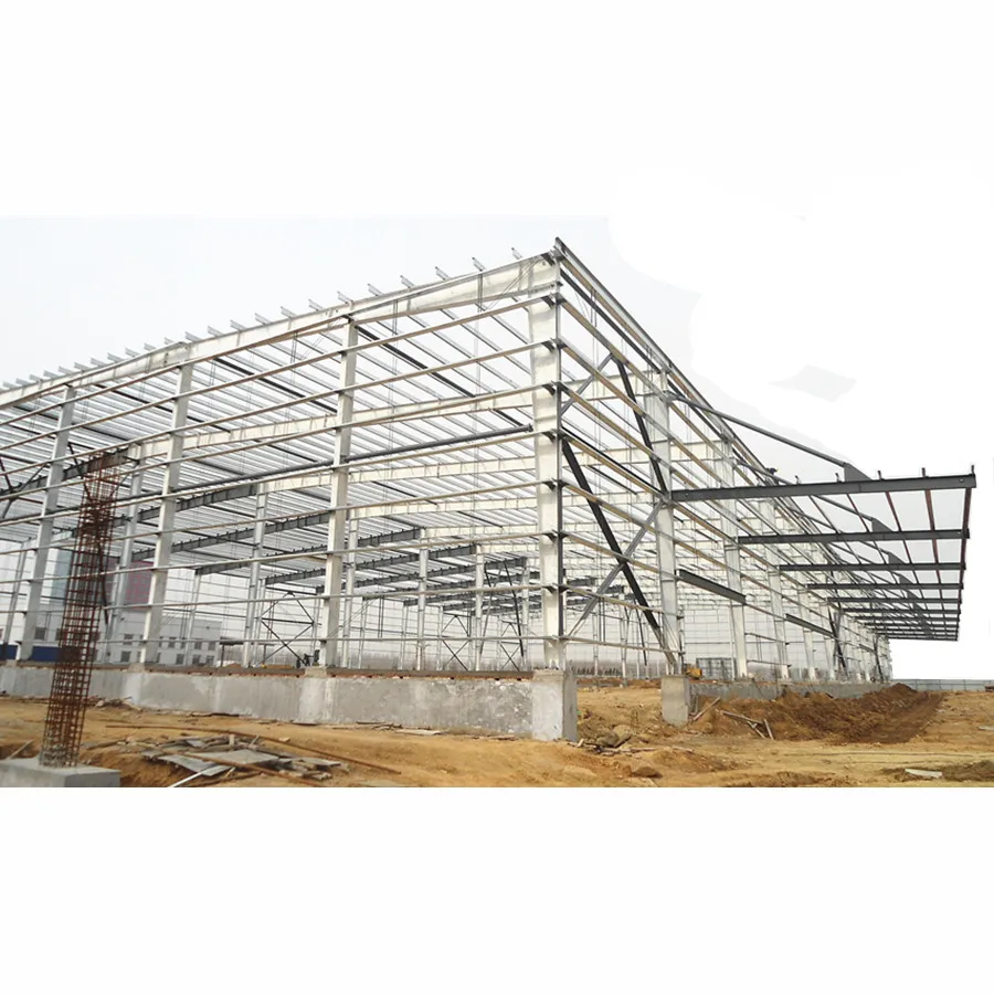 Manufacturing Metal Prefab Warehouse Factory Construction Shed Industrial Storage Prefabricated Steel Structure Building