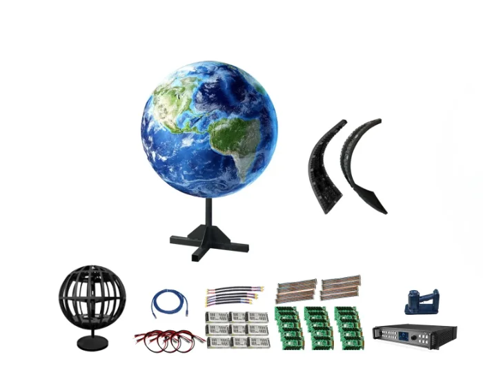 creative shapes sphere LED screen soft modules ball LED screen indoor outdoor ball LED display