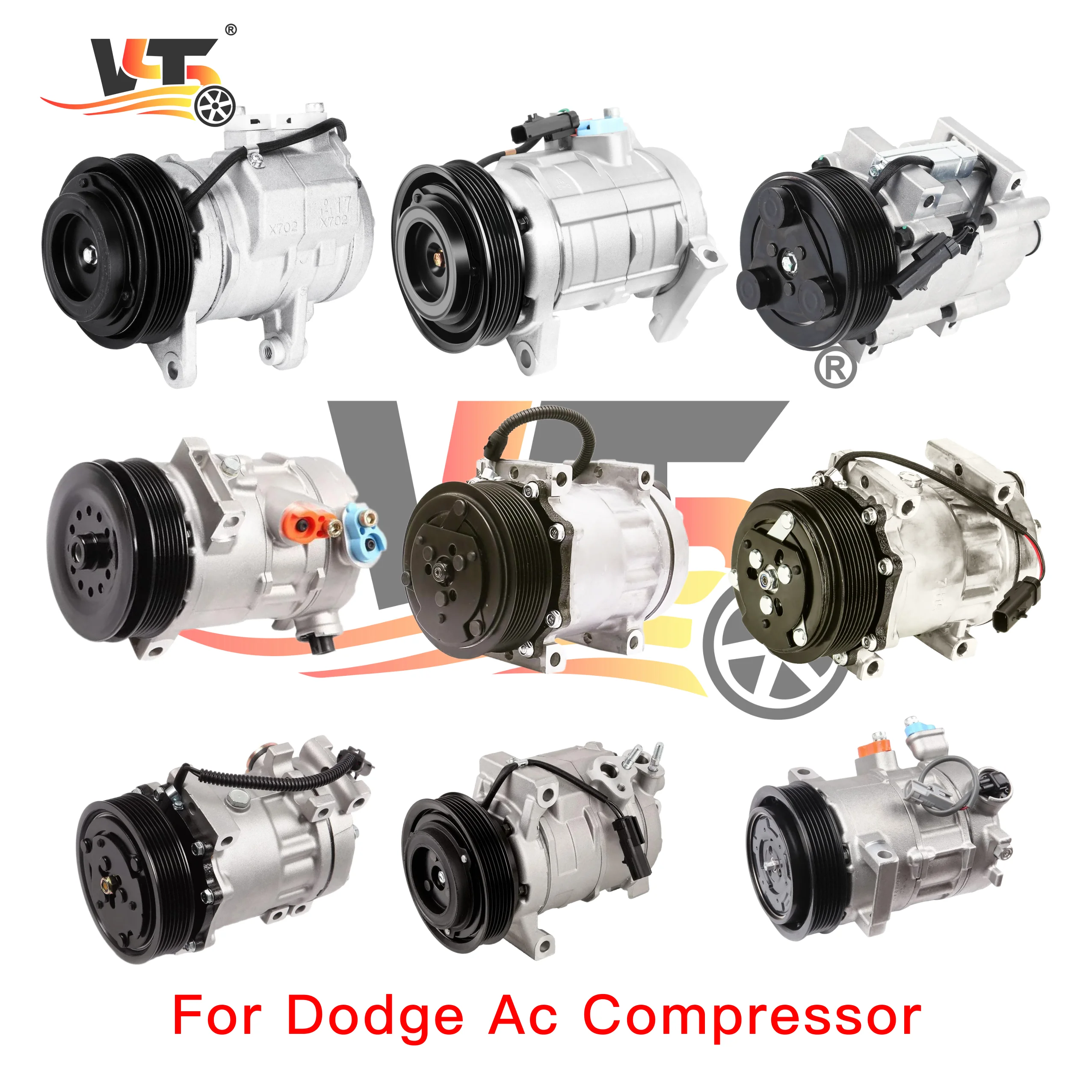 Compressor Ac Car For 2020 Dodge Charger Ac Compressor For Dodge Caravan Caliper Compresor For Ford Ranger Ram Jeep Compass