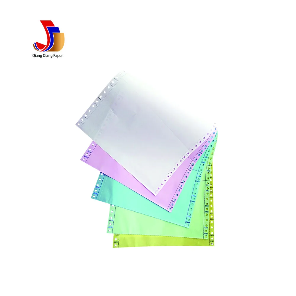 Высокое качество белый/розовый 3-х слойные безуглеродистые NCR бумага для офиса