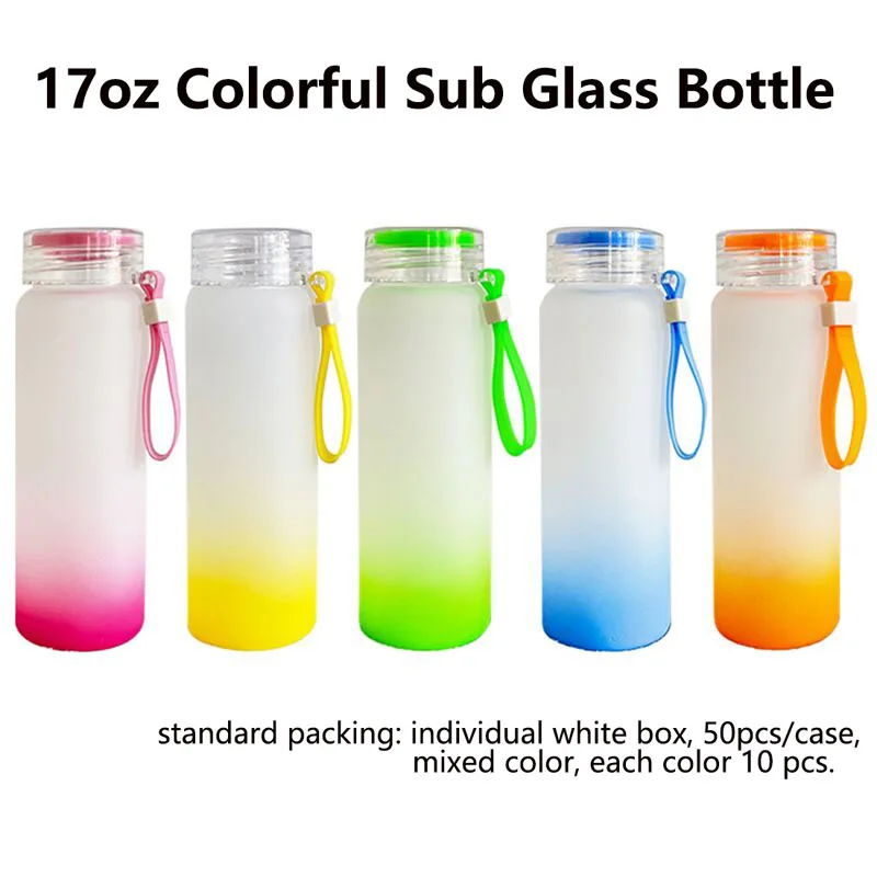 wholesale 12oz 16oz blank sublimation Beer Shaped Glass soda can with bamboo lid and clear plastic straw suitable for drink