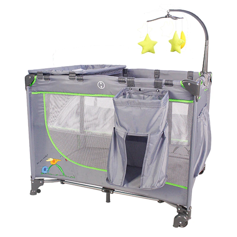 Baby Cot Bed Crib Removable Baby Bassinet with Diaper Table Multifunctional Set Bed for Bedroom and Beds Newborn Baby