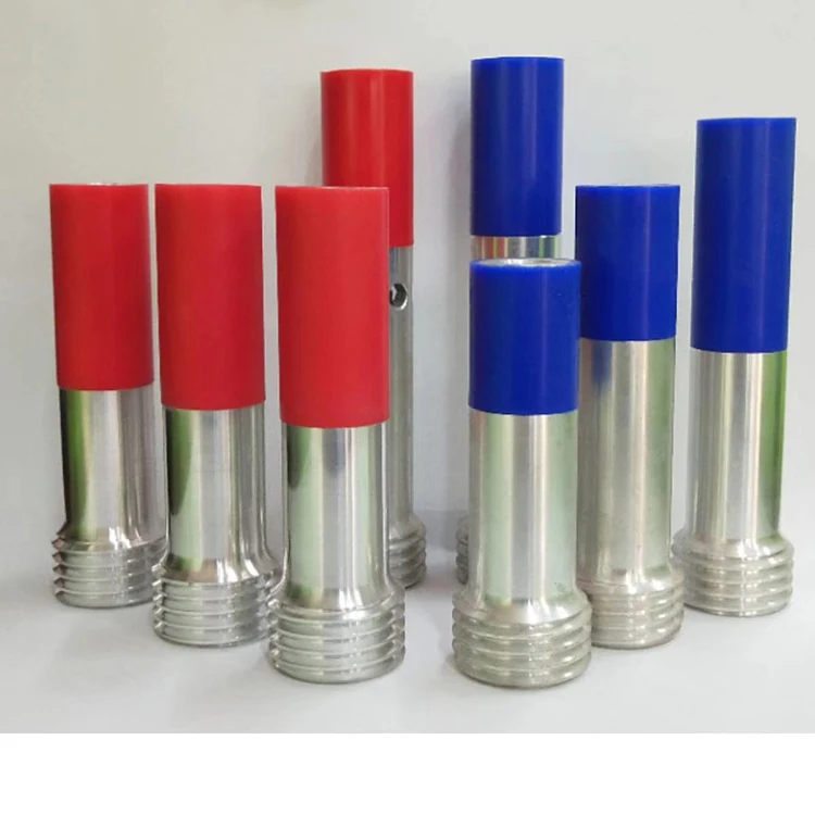 Coarse Thread Single Venturi Tungsten Carbide Sandblasting Nozzle With Aluminum Jacket