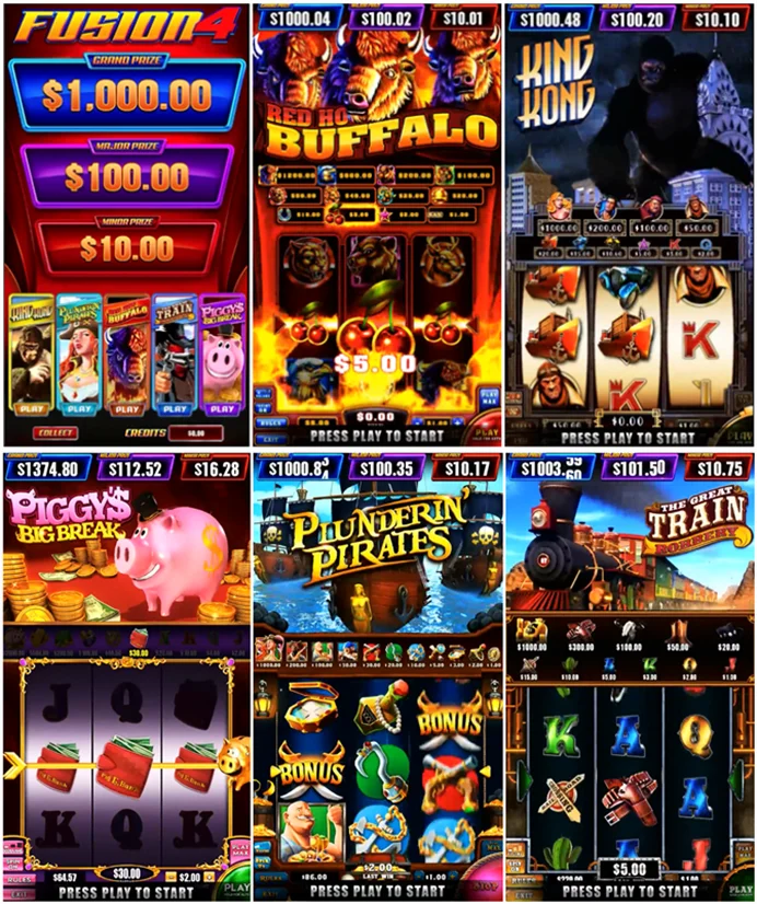 Hot Selling Customized 32' 43' Curved Screen Game Machine Cabinet Fusion 4 Game Board Kits