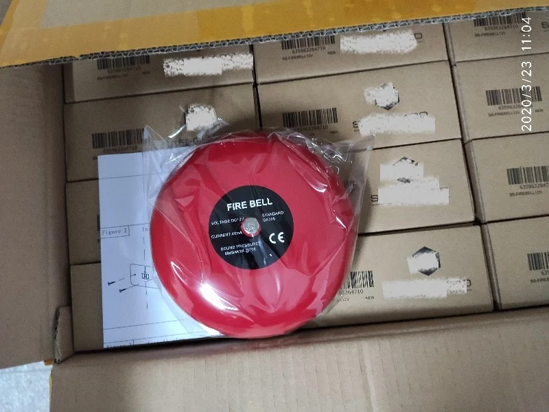 SUMRING Factory fire bell  24V or 12V electric waterproof Outdoor Fire Bell Rated current23mA