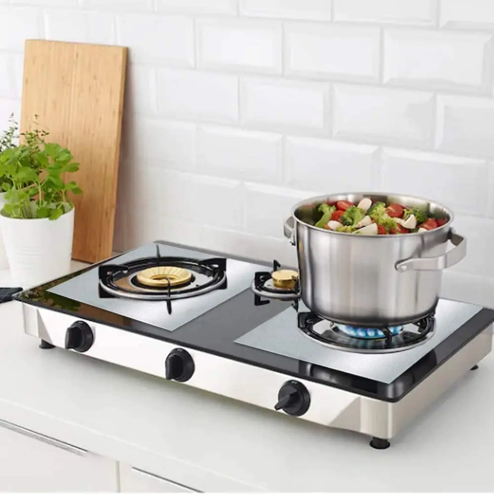 
High temperature resist easy clean reusable stovetop protector induction cooker protect liner 