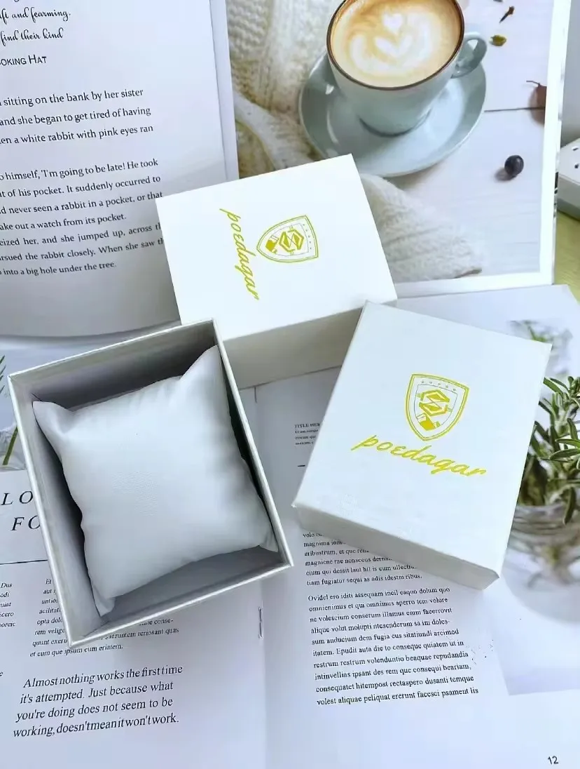 Poedagar Brand Suppliers Watch Box Paper Boxes Cases Set Watches Paper Packaging Luxury Gift Package and paper bag