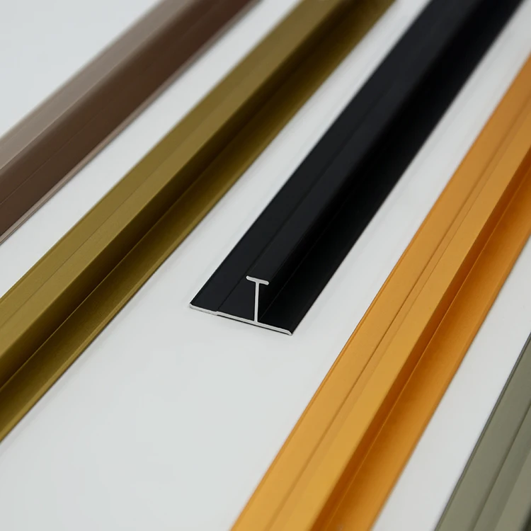 Easy Installation Aluminum H Shape Flexible Wall Panel Tile Trim