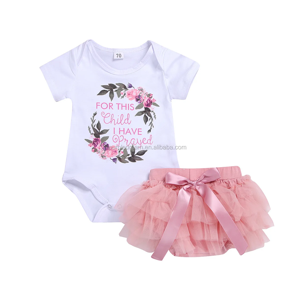 
2020 Spring New Year Baby Clothing Set Boutique Romper Tutu Dress For Baby Girls 
