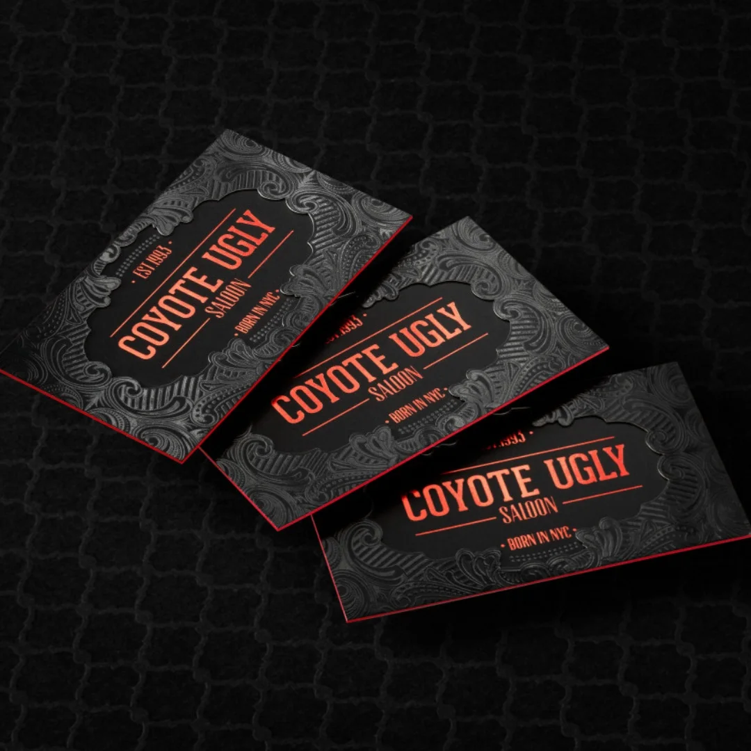 Профессиональная визитная карточка высокого качества из золотой фольги визитные карточки с тиснением пятен УФ