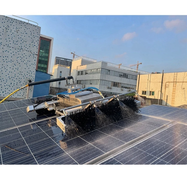 Автоматический робот для очистки солнечных панелей увеличения эффективности до 30%