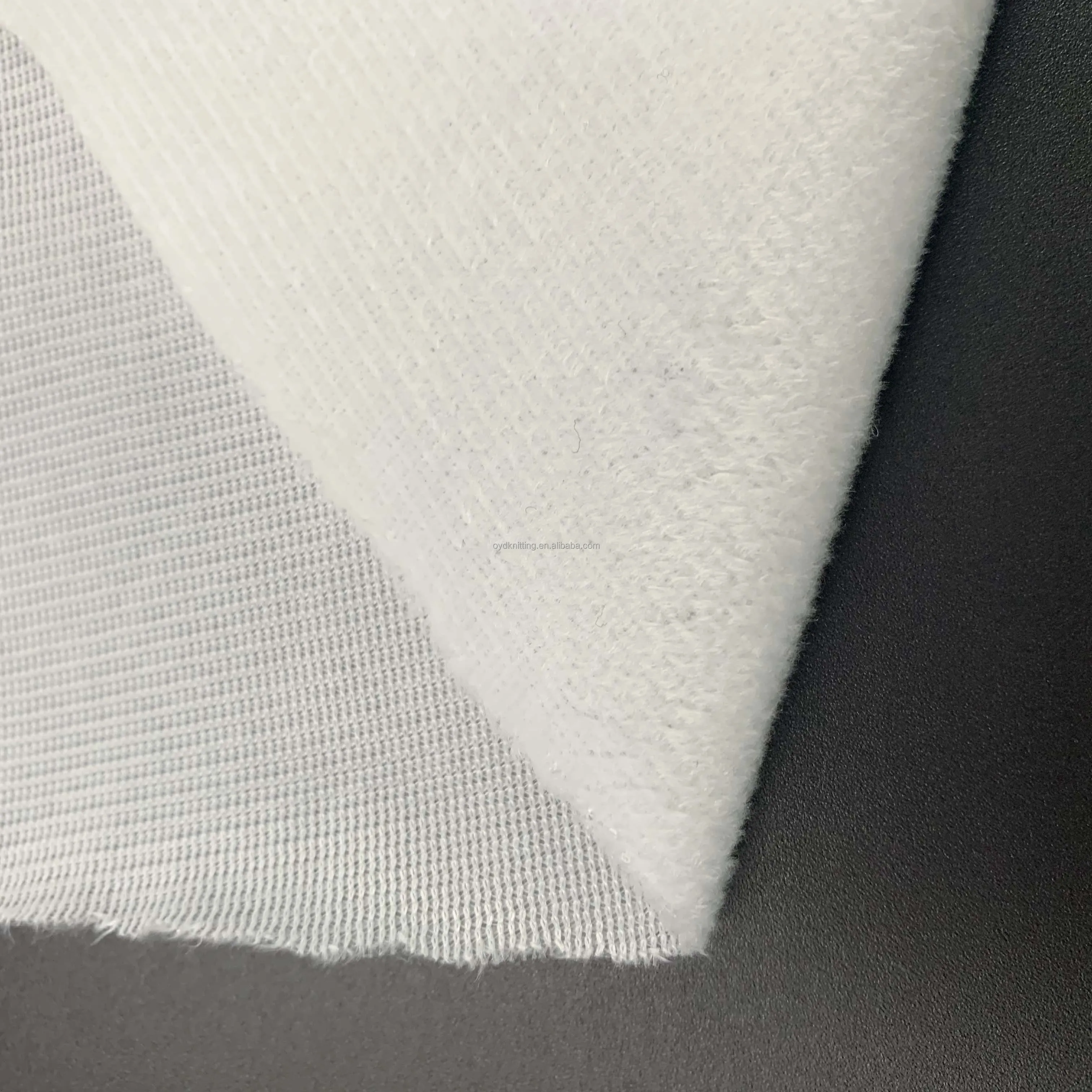 1mm 140gsm 300cm Wide Width Brushed Raw White Velour Fabric For Bed Sheet Sublimation Printing