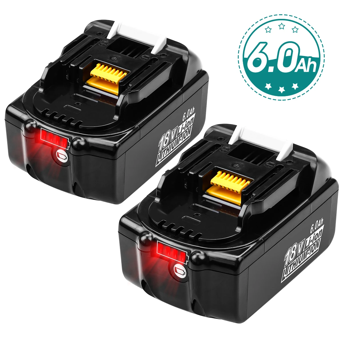 18volt lithium ion battery pack 6000mAh battery for Milwaukees cordless drill screwdriver drill