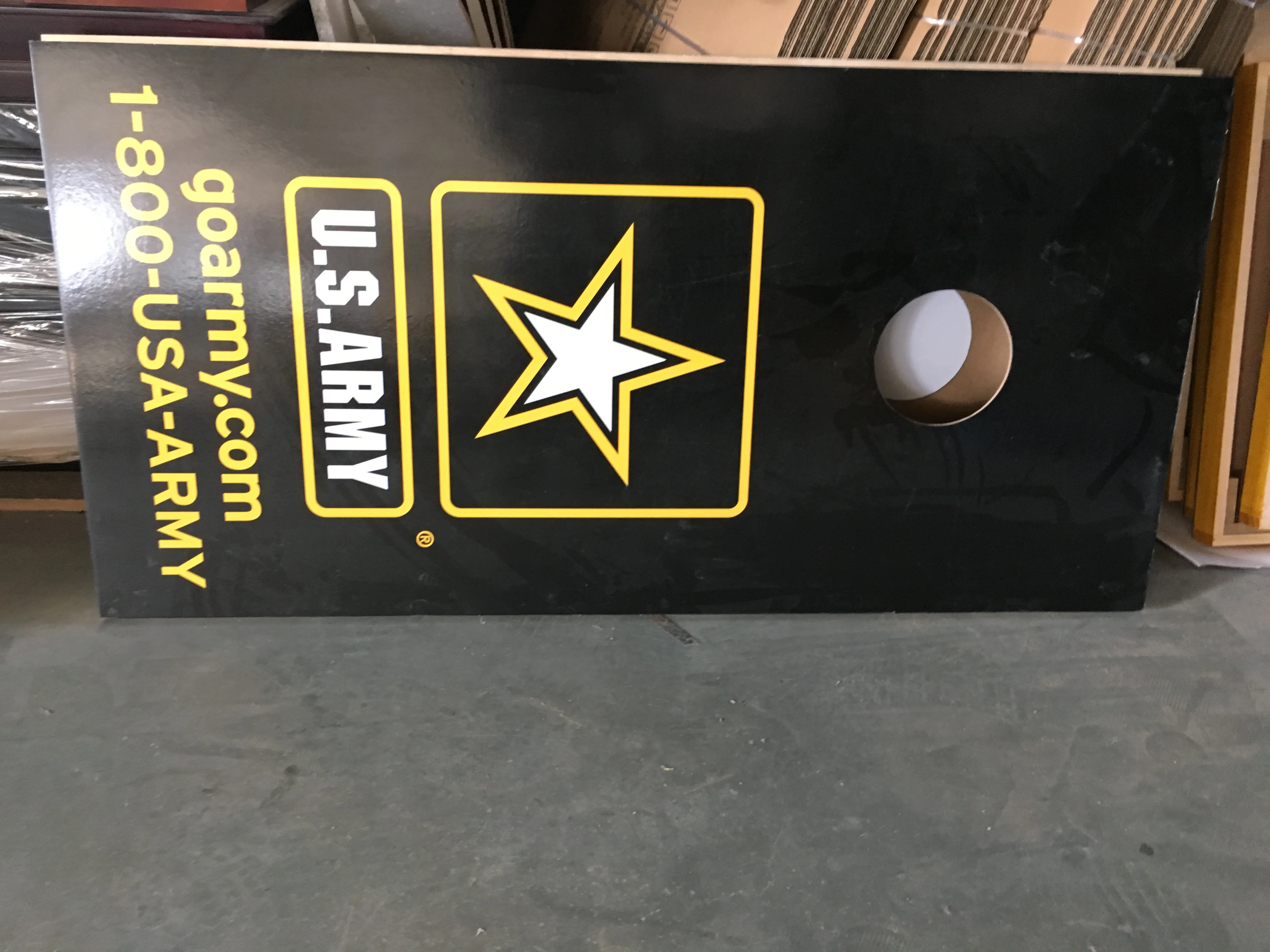 Outdoor wood bean bang toss Cornhole Board Set with 8 Corn Filled Bags and Carry Case