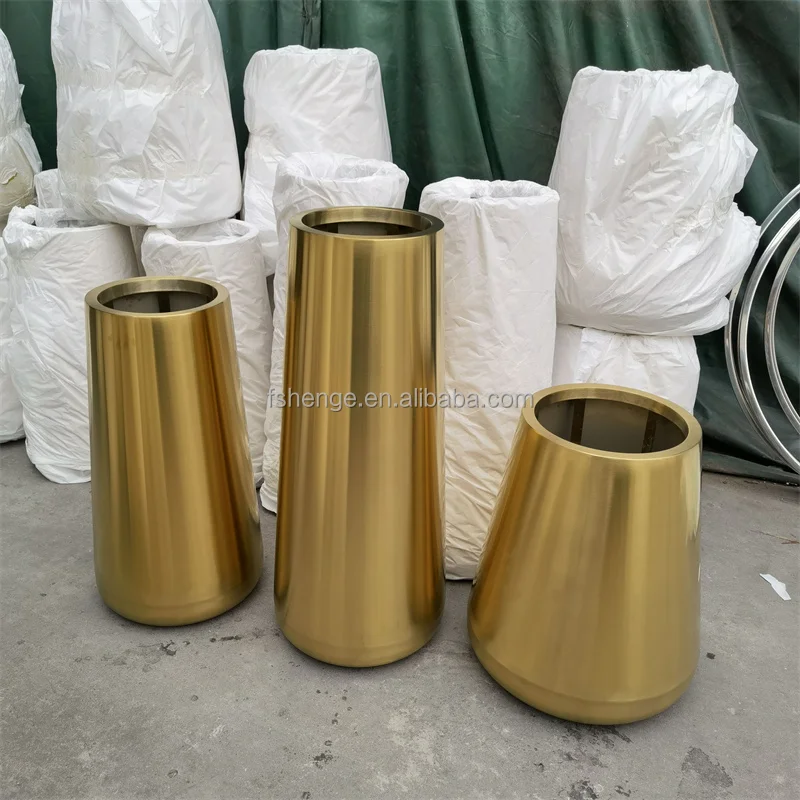 Garden accessories large white fiberglass planter flower pot / outdoor plant pot