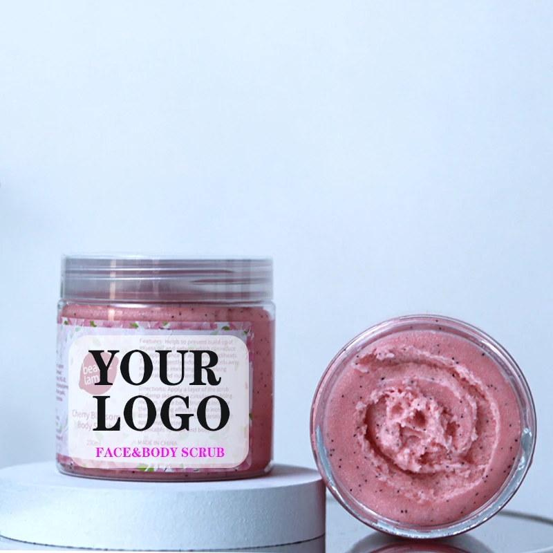 Оптовая продажа, натуральный Отшелушивающий отбеливающий органический скраб для тела