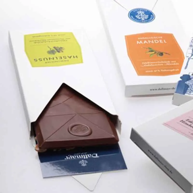 Wholesale Chocolate Bar Edible Packaging Empty Wedding Gift Boxes For Sweets And Chocolates