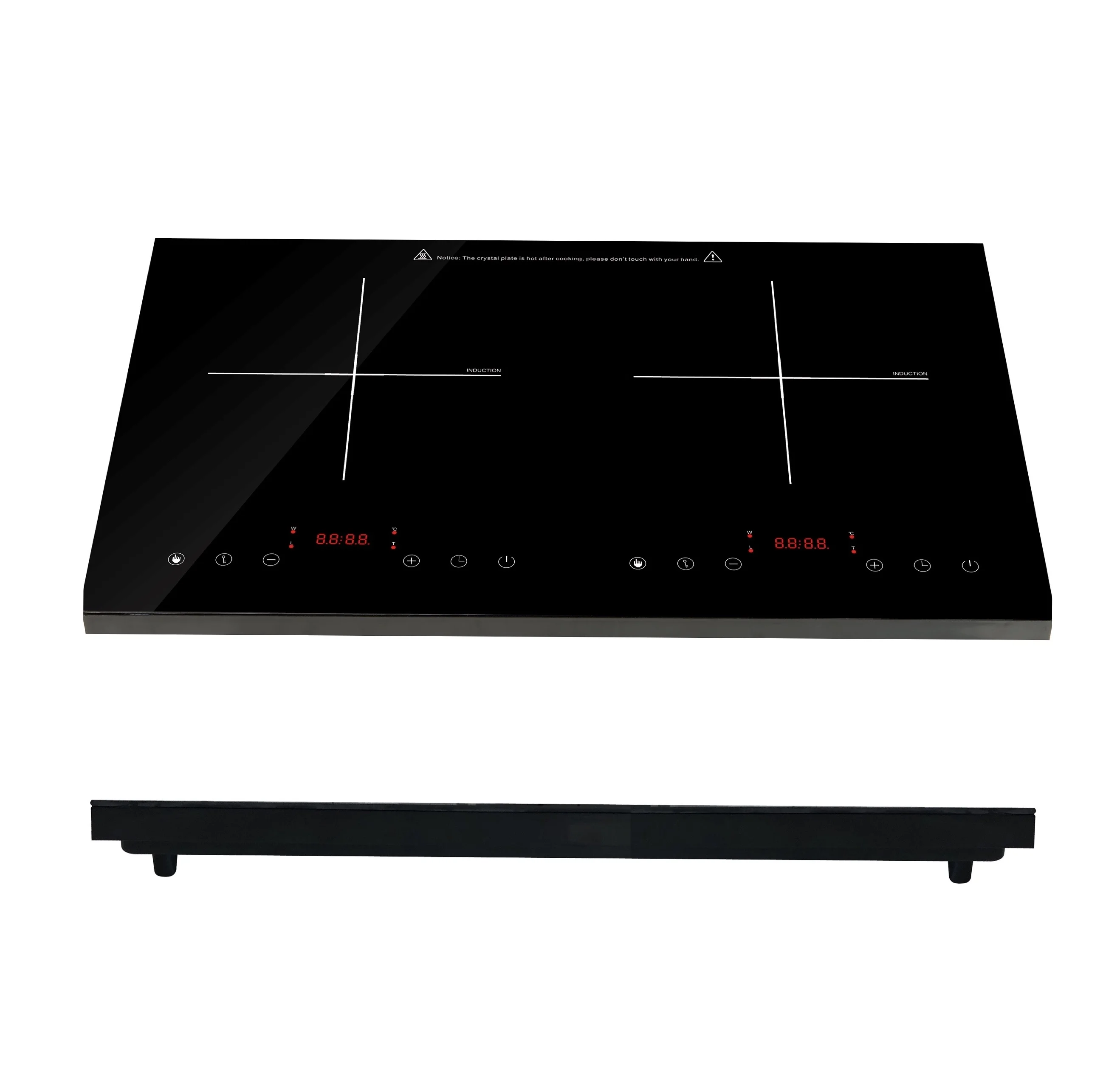 Touch Control EMC Board Electric Big Power 4800w 2 Burnesr Induction Cooking