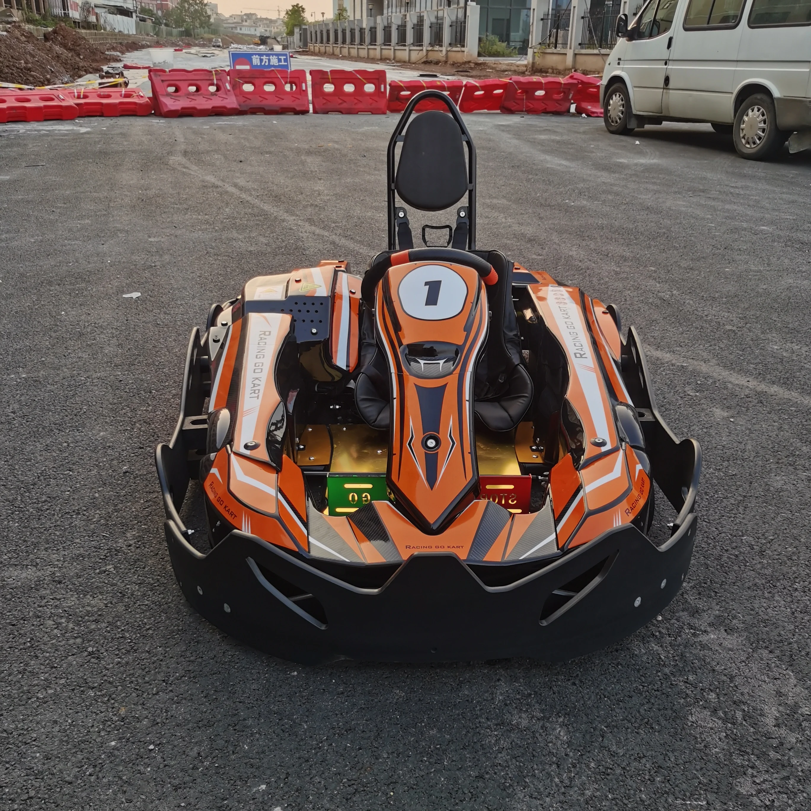 EGS Racing 2024 Newest Model 5000W 72V 67AH Electric Go Kart With Adjustable Pedals and Speedometer