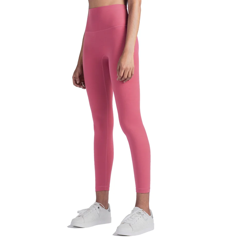 Yoga Clothes Pants Exercise Workout Pants Clothes Skinny Peach Hip Raise High Waist Nude Feel Yoga Pants Women