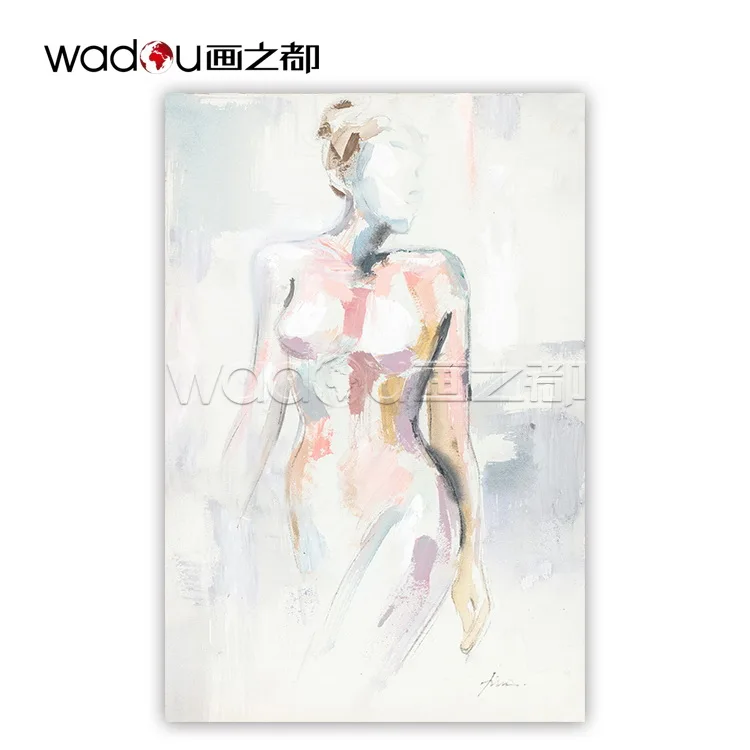 Home Decor Nude Sexy Women 100% Oil Painting Handmade Artistic Paint Wall Art Abstract Naked Painting On Canvas