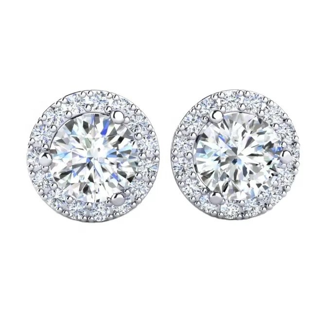 18k 14K 9K 10K real solid  gold /Silver 925 Sterling Custom Jewelry Natural Diamonds/Moissanite Classic Manufacturer wholesale