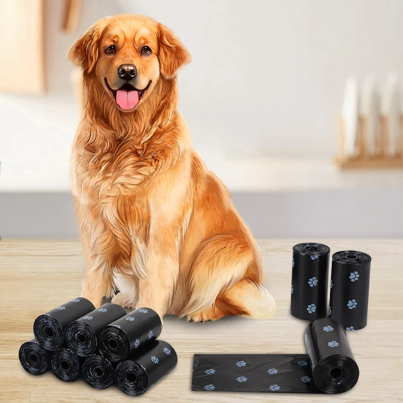 Hot Sales Biodegradable Paws Print Pet Dog Poop Bags Cats Bags