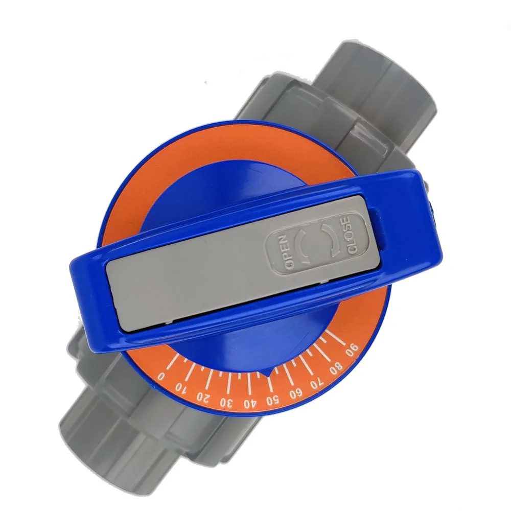 DN15-DN25 CPVC V-Ball Valve Metering Valve for Home Soft Wash