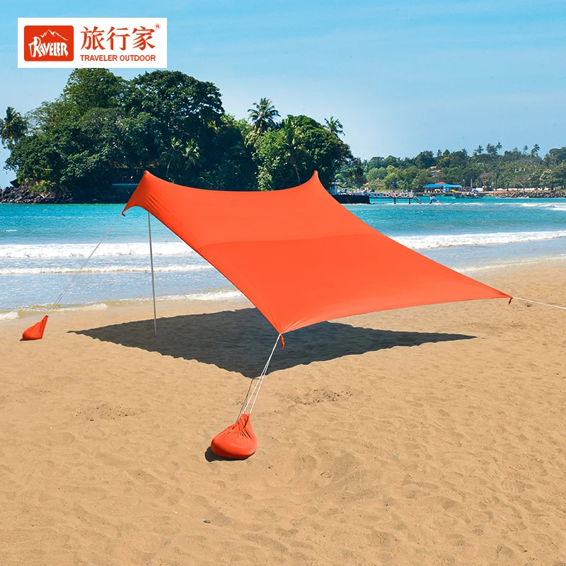 Sun Shade Beach Shelter Beach Cabana Sun Shelter Set Tent Canopy