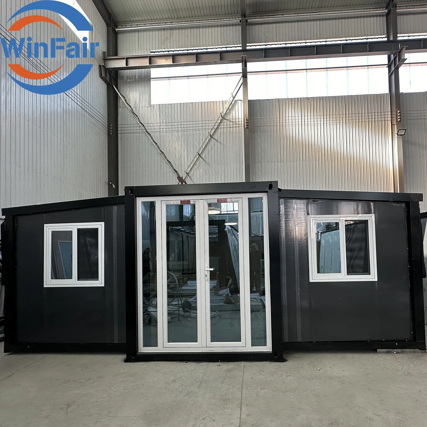 WinFair Luxury Living Expandable Container  prefabricated module Tiny Prefab Foldable Mobile Houses For Living With 2 Bathroom