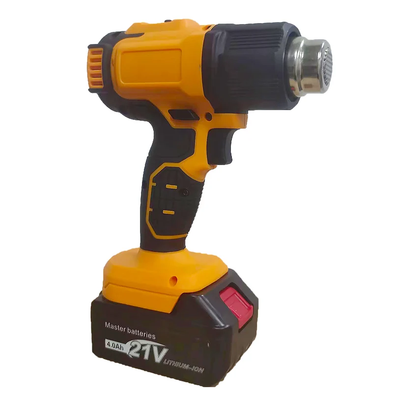 qili factory  new arrival Cordless Heat Gun for 21v Lithium-Ion Battery Powered Heat Gun for Vinyl Wrapped Shrink Tubing