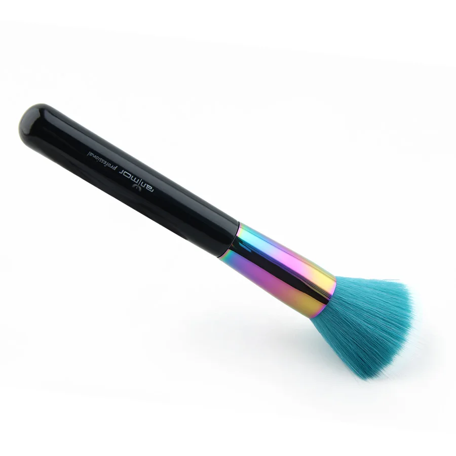 Anmor Single Rainbow Makeup Brush Professional Blush Brush Make Up  Synthetic Hair Brush