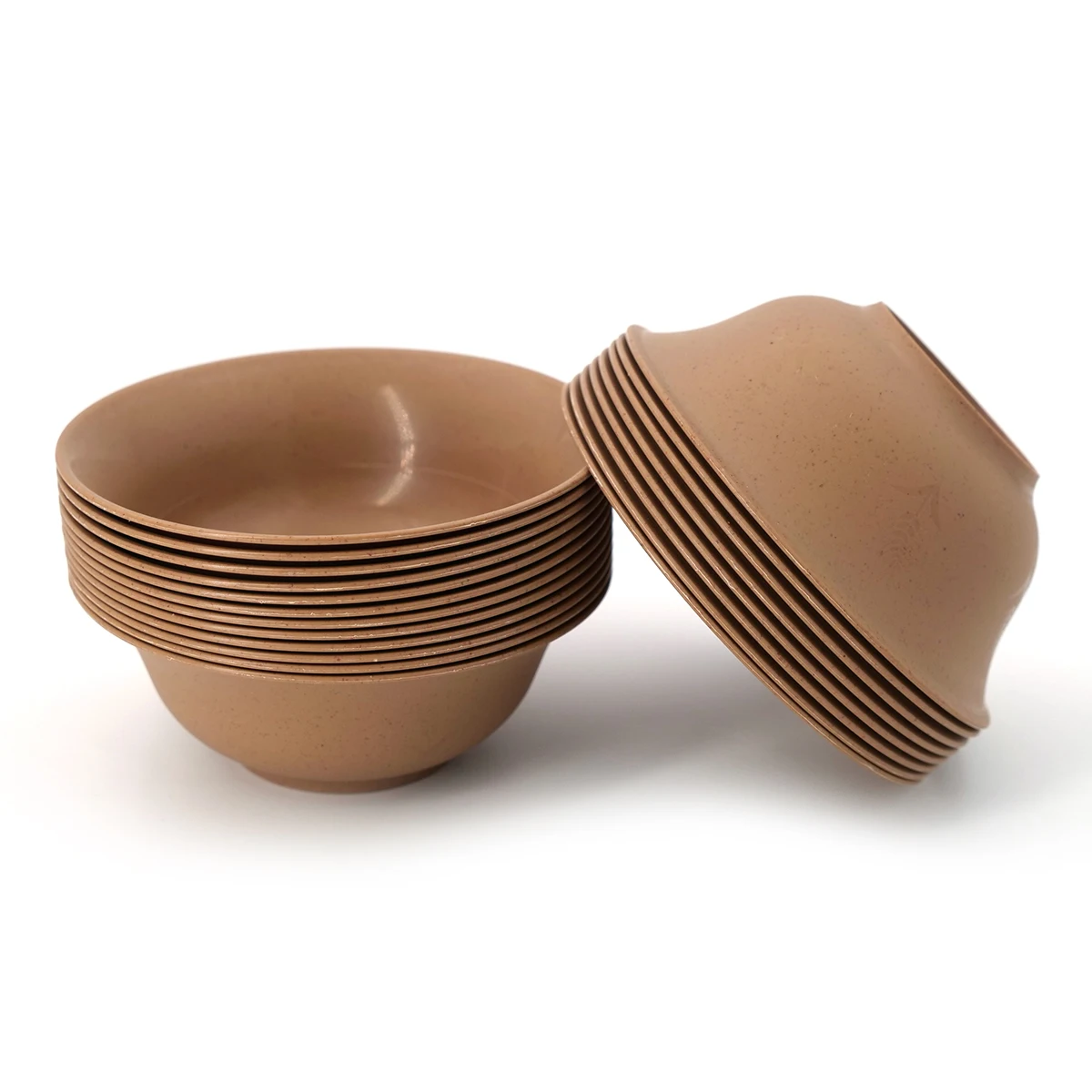 Disposable rice husk soup bowl perfect for catering events takeout applications durable and biodegradable sustainable choice